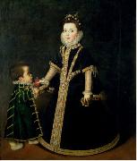 Sofonisba Anguissola Girl with a dwarf France oil painting artist